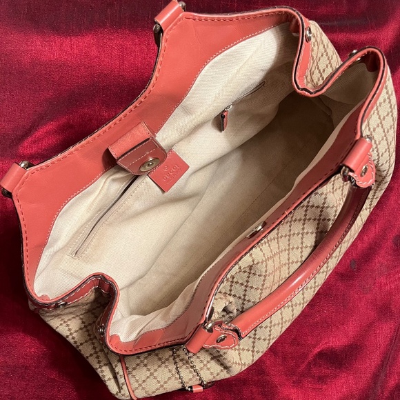 Gucci Diamante Fabric Hobo, Pink Leather - Picture 3 of 5